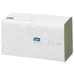 Tork Advanced Hand Towel Green Zigzag Fold 290179