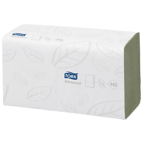 Tork Advanced Hand Towel Green Zigzag Fold 290179