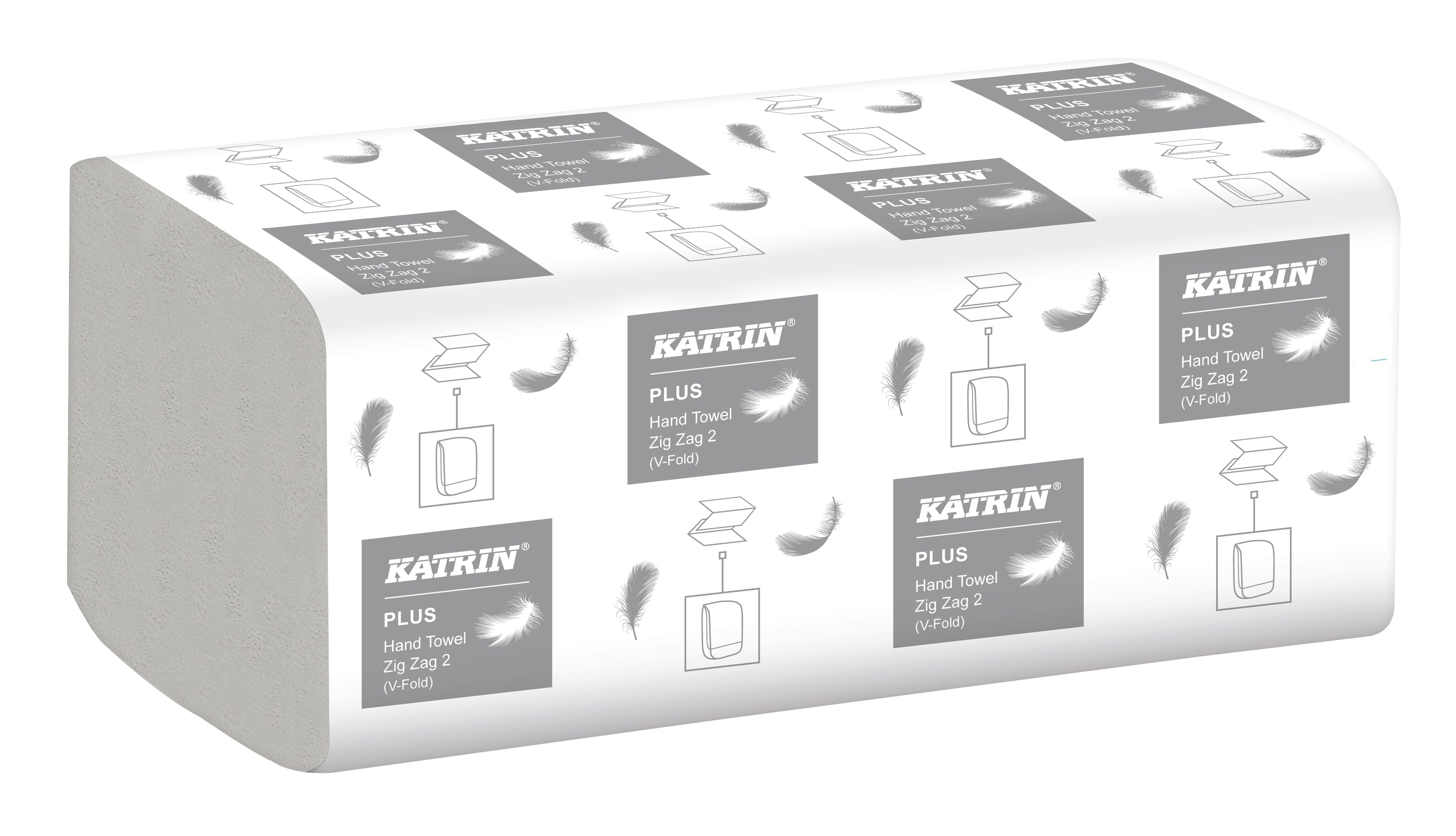 Katrin Plus Hand Towel Zig Zag 2 Handy Pack 35311